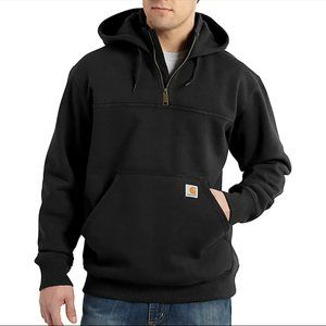Carhartt - Black 1/4 zip rain defender sweatshirt